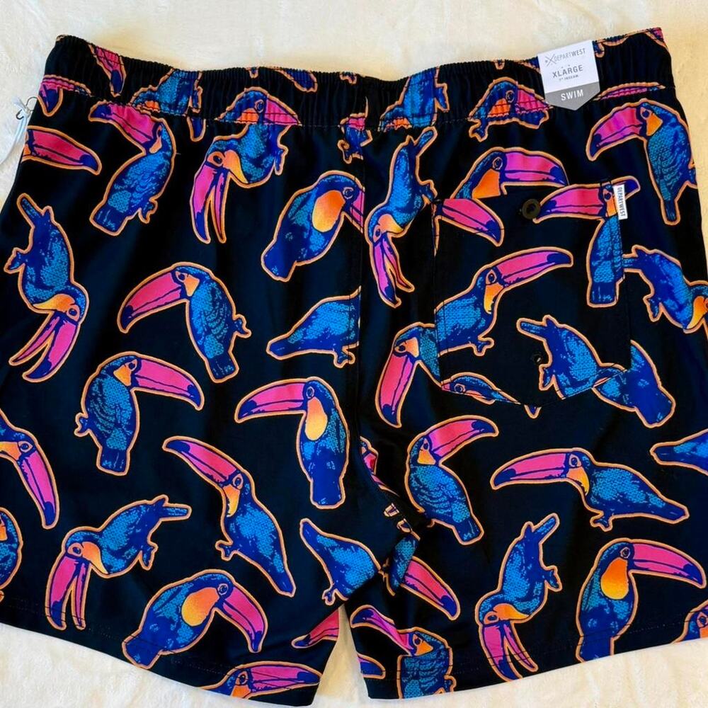 NWT Buckle Men's 7" Swim Shorts Size XL - Picture 5 of 6